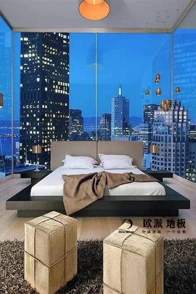 落地窗和木地板的結合！